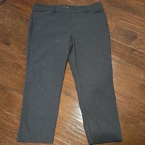 Hilary Radley Charcoal Pull On Pants